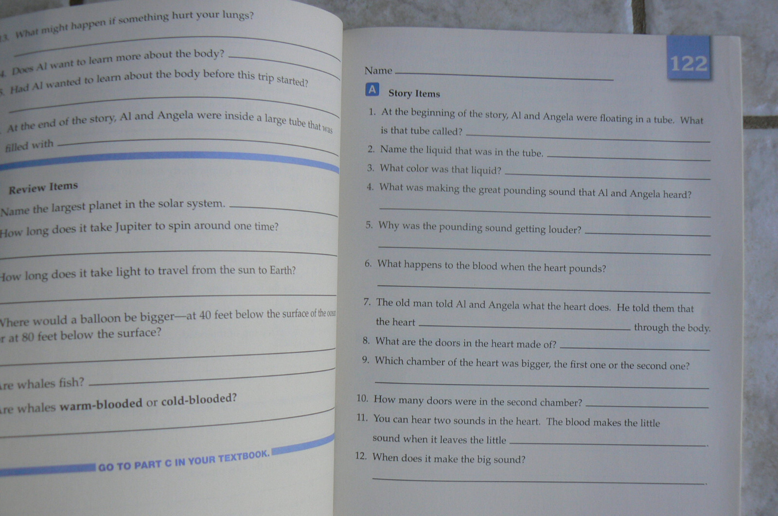 SRA Reading Mastery Plus Level 4 : workbook B, missing 24 of 128 pages