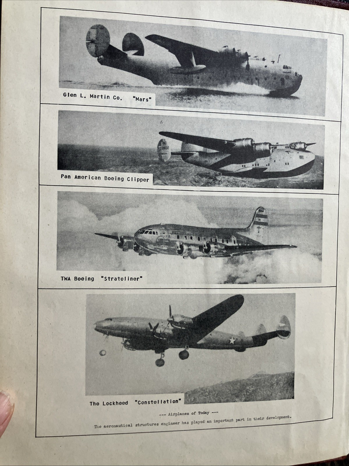 Analysis And Design of Airplane Structures By E.F. Bruhn 1943 Vintage HC