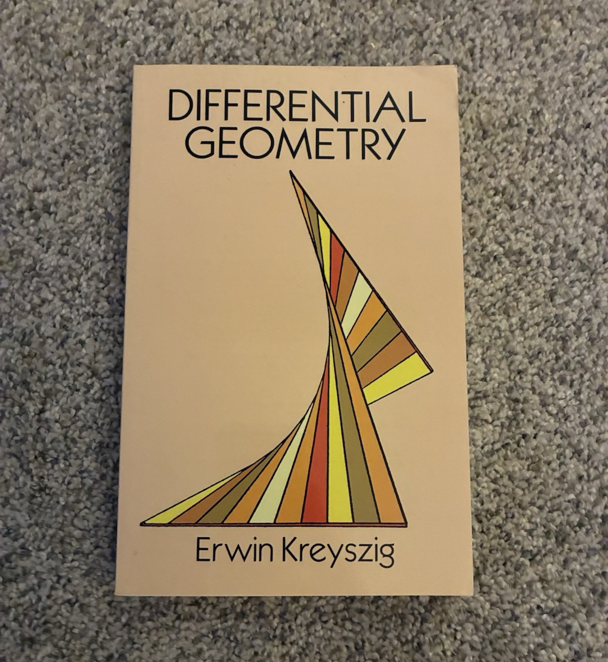 Erwin Kreyszig Differential Geometry Dover Paperback 1991 Unabridged 352p