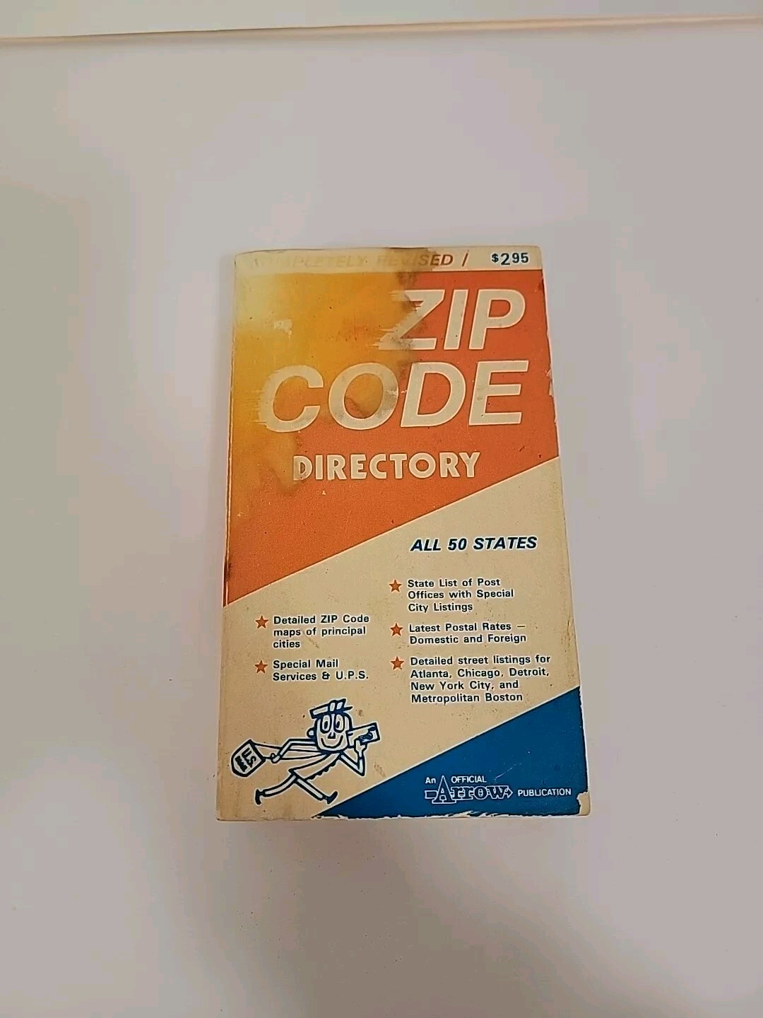 Vintage Arrow Official Zip Code Directory (Paperback 1972) All 50 States No 944