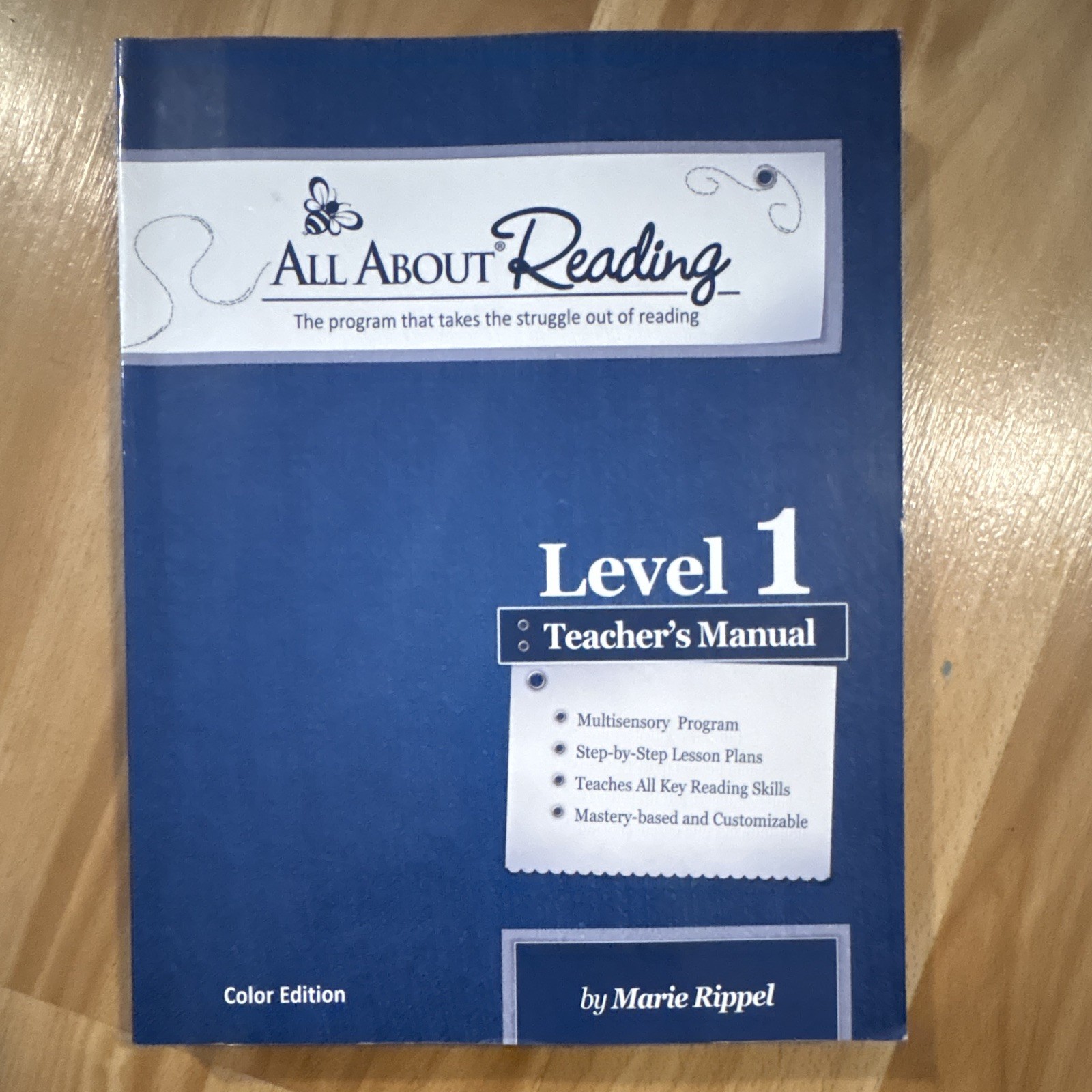 All About Reading Level 1 Teacher’s Manual Color Edition Marie Rippel 2019