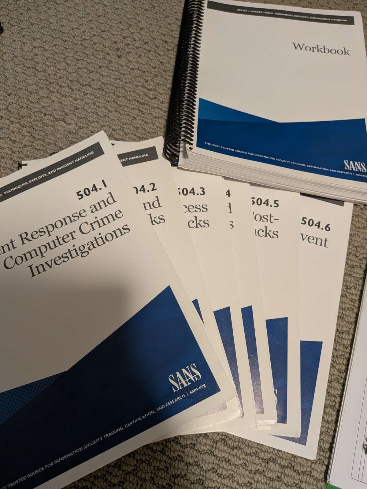 SANS GIAC GCIH SEC 504 | 2020 Version WITH INDEXES