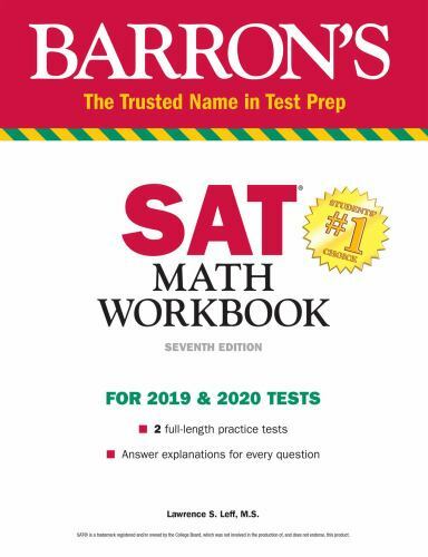 SAT Math Workbook; Barron’s SAT Prep – 9781438011769, paperback, Leff MS