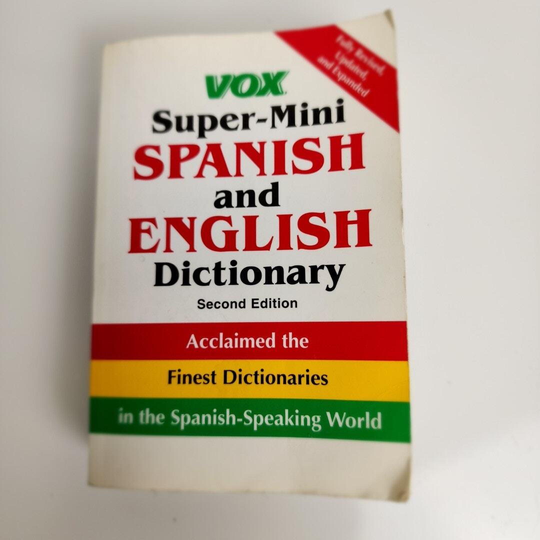 Vox Super-Mini Spanish and English Dictionary Pocket Paperback Book – Good