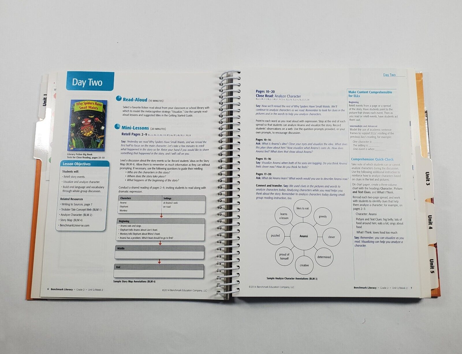 Benchmark Literacy Grade 2 Teacher’s Resource System Vol 1-2 Common Core Edition