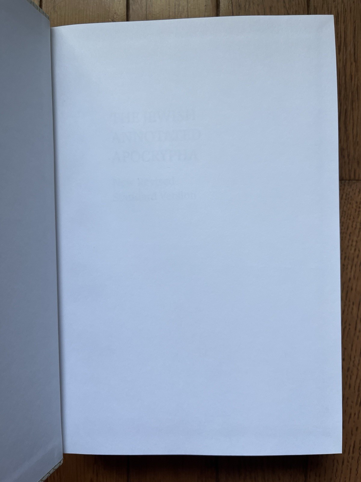 The Jewish Annotated Apocrypha by Jonathan Klawans NRSV 2020