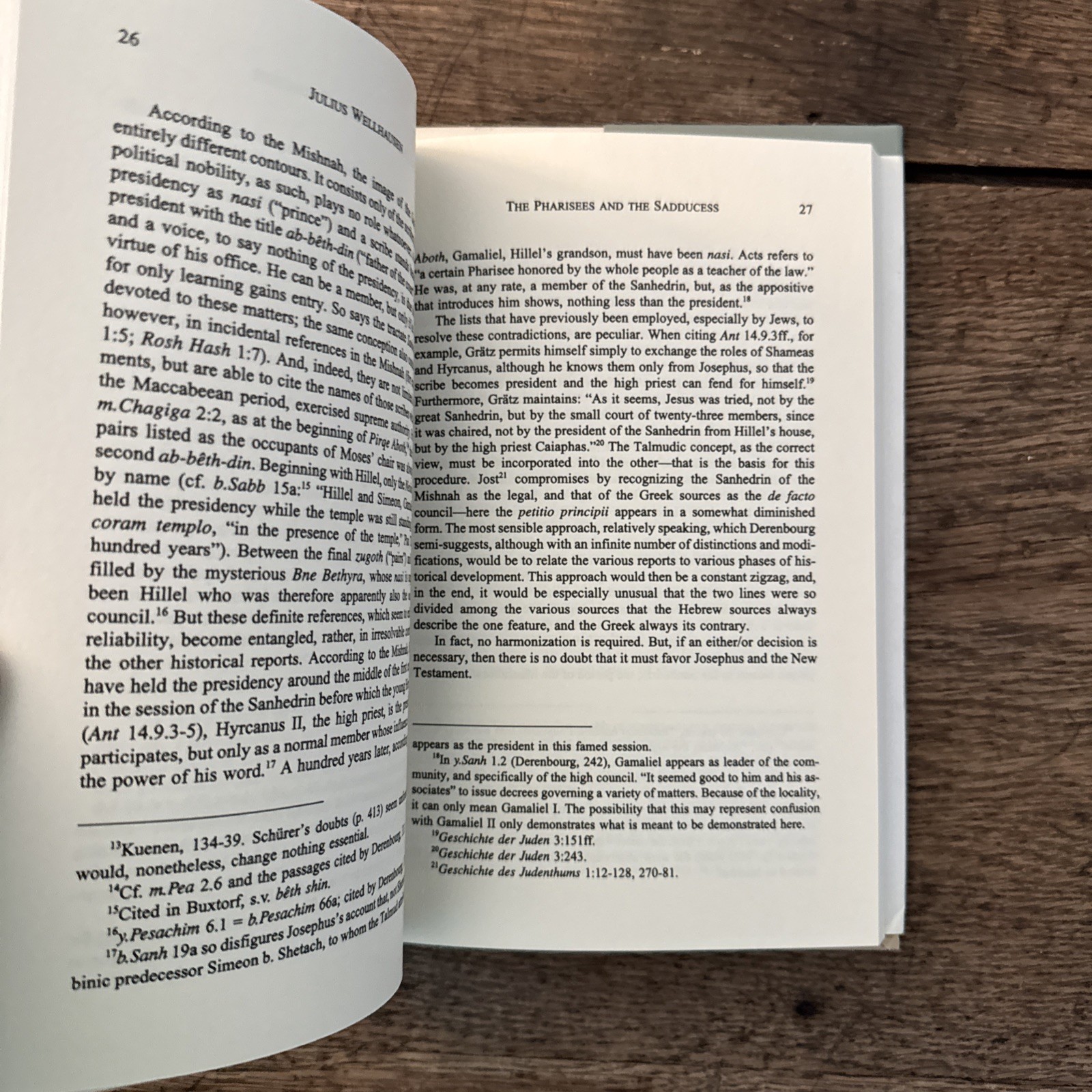 Pharisees and Sadducees Hardcover + Dust Jacket – Julius Wellhausen VERY GOOD +