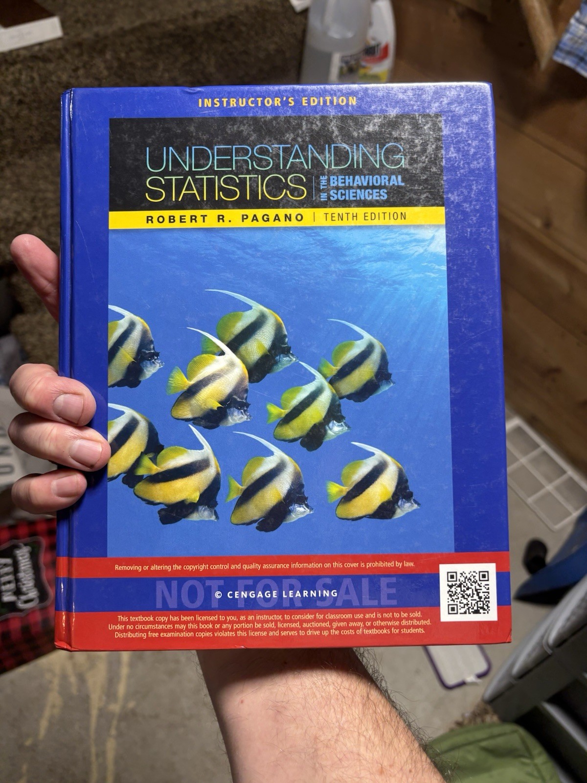 UNDERSTANDING STATISTICS IN THE BEHAVIORAL SCIENCES hc 10th Ed. R. Pagano 2013