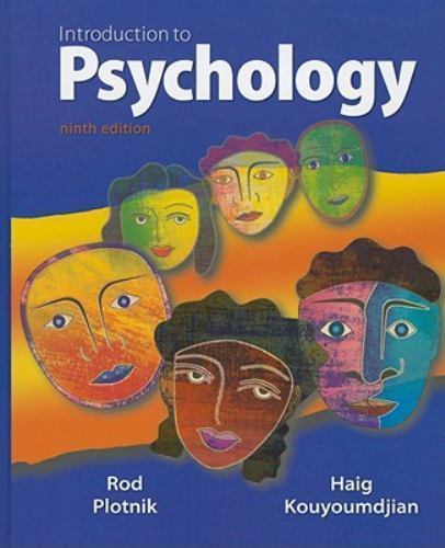 Introduction to Psychology – hardcover, 9780495903444, Rod Plotnik