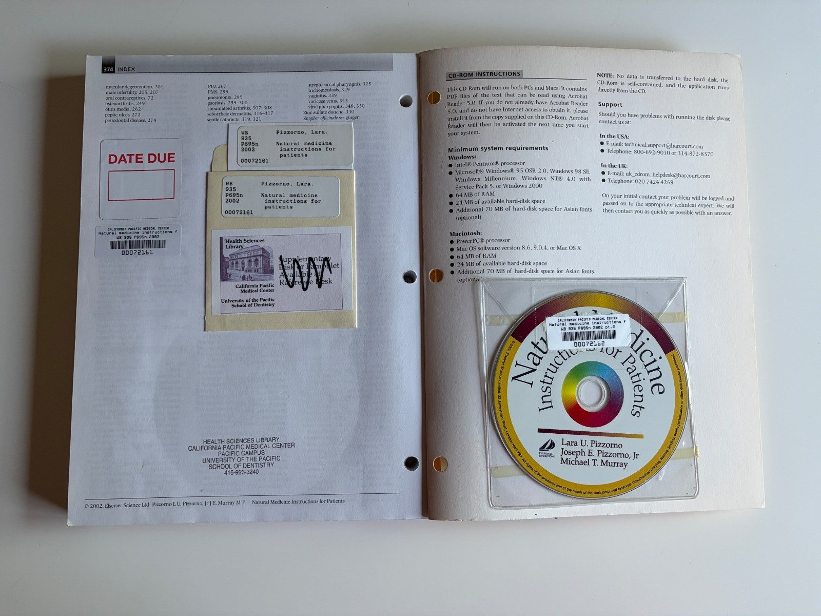 Natural Medicine – Instructions for Patients – Pizzorno & Murray with CD-ROM