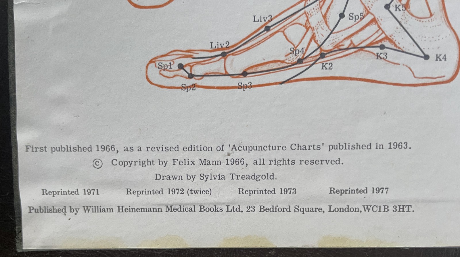 ATLAS OF ACUPUNCTURE. Felix Mann. Heinemann. 1977. Hardback. Good Condition