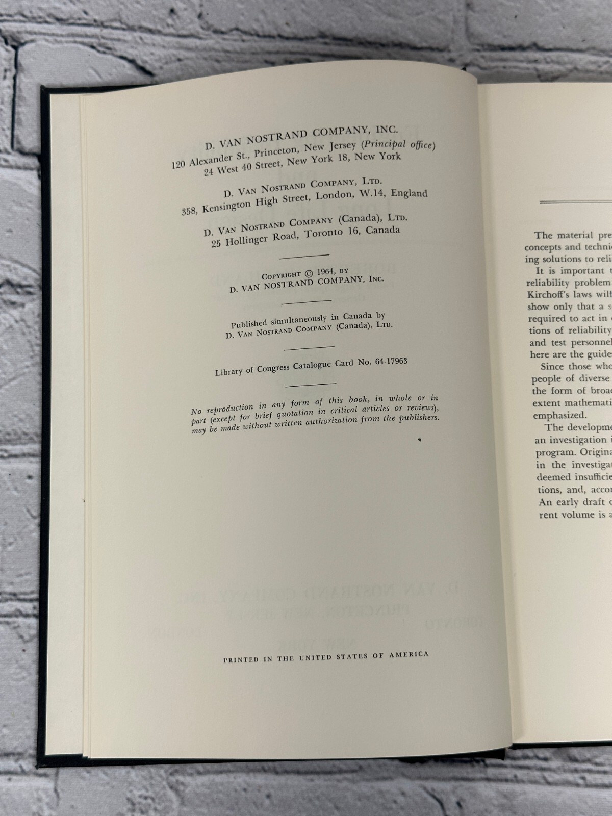 Engineering Reliability and Long Life Design By Robert P Haviland [1964]
