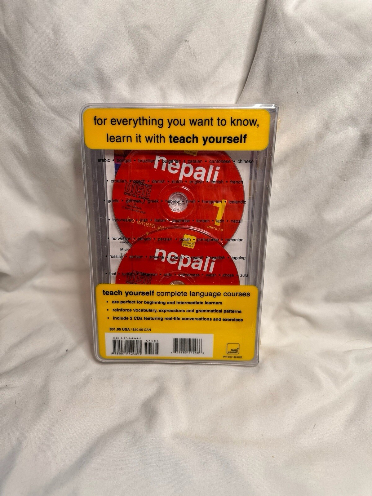 Nepali Language Course Complete Audio CD Language Course BRAND NEW SEALED