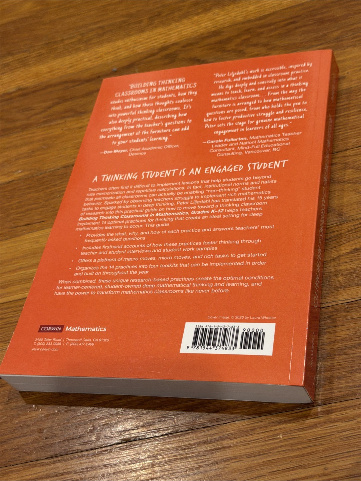 NEW Building Thinking Classrooms in Mathematics, Grades K-12 Paperback Corwin
