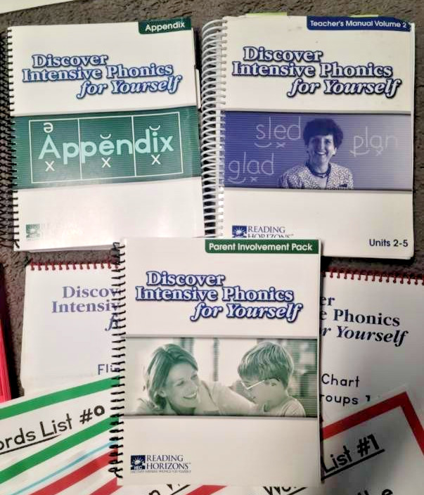 * Discover Intensive Phonics For Yourself Set Teachers Manuals Reading Horizons
