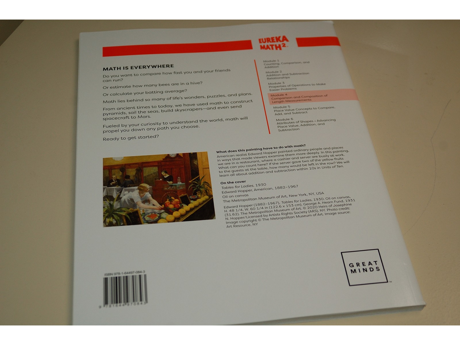 Eureka Math² Squared Grade 1 Module 4 Learn Student Book – Weight: 9.65 oz.