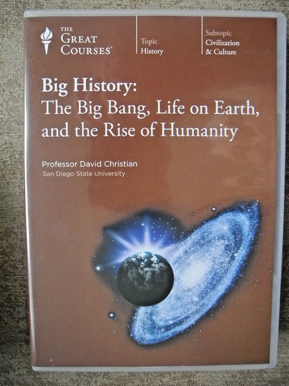 Great Courses 8050/Big History: The Big Bang, Life on Earth, and the Rise of….