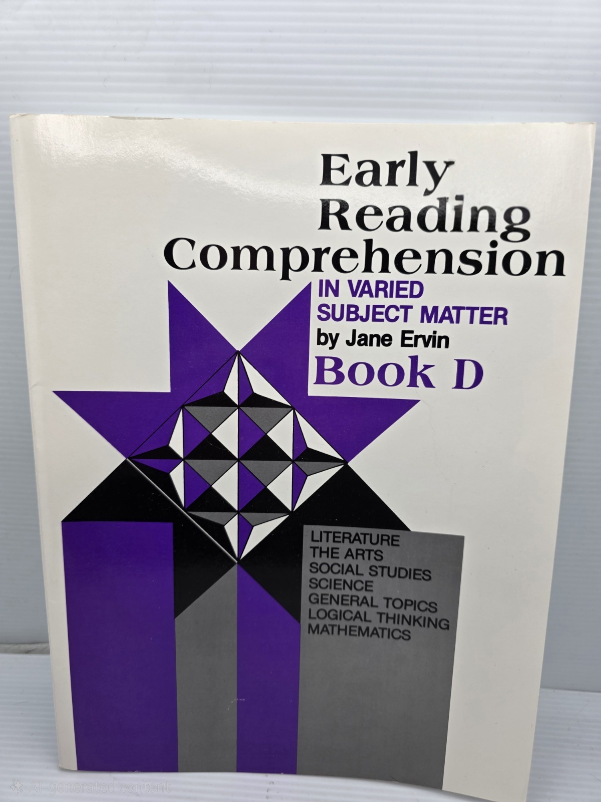 Early Reading Comprehension In Varied Subj Matter-Book D. By Jane Ervin