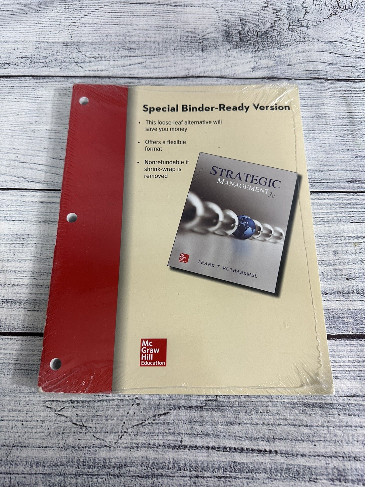 LOOSE-LEAF FOR STRATEGIC MANAGEMENT By Rothaermel The Nancy And Russell