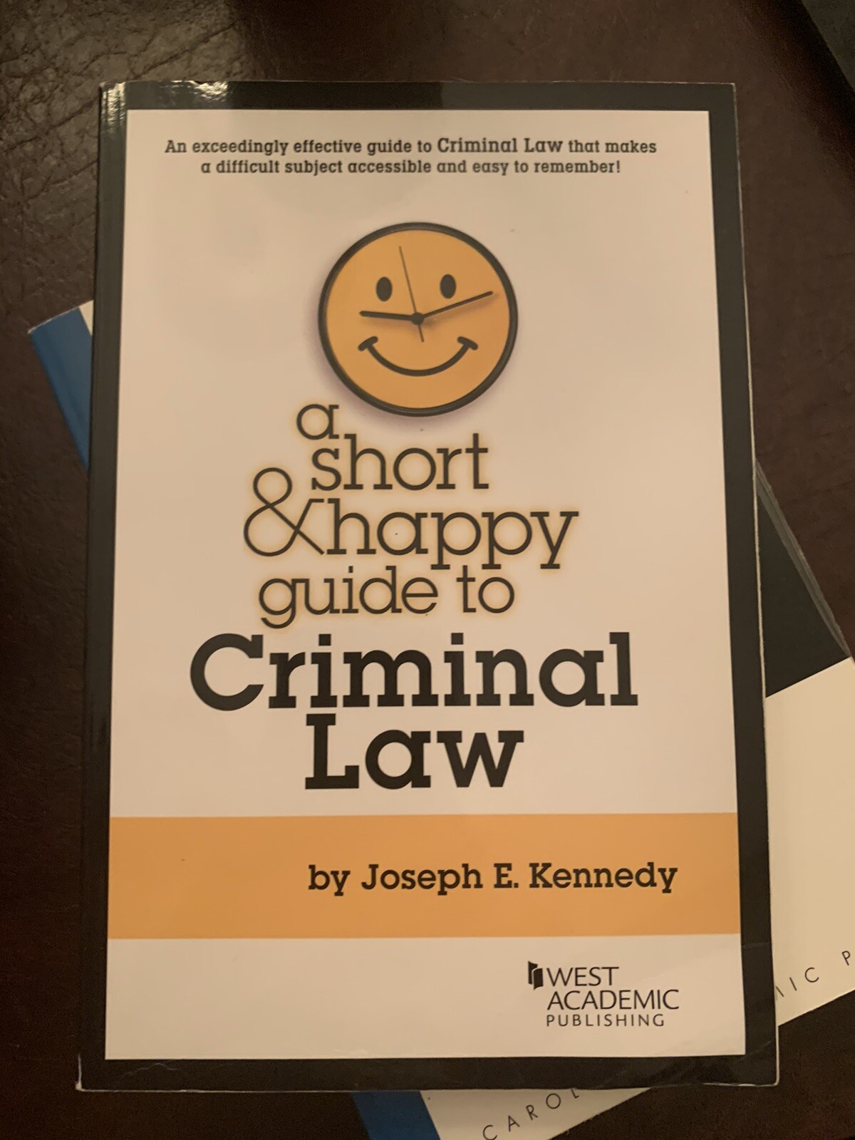 Short And Happy Guide To Criminal Law