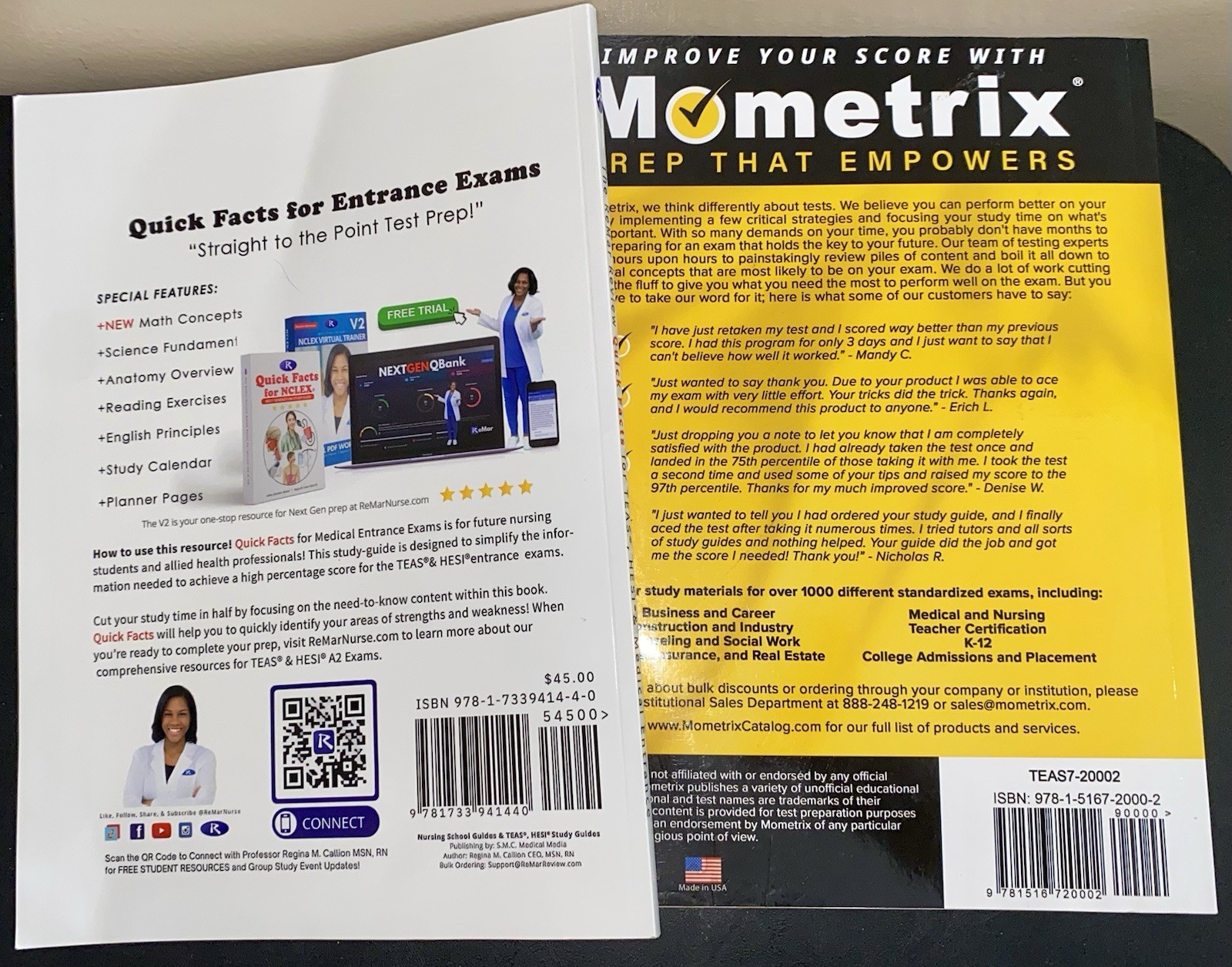 TEAS Study Guide Bundle – Mometrix ATI TEAS 7 + Quick Facts for TEAS/HESI