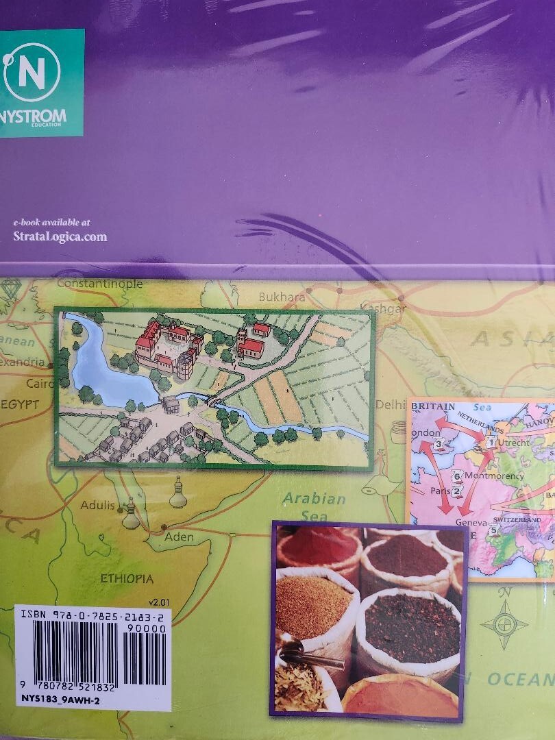 NEW The Nystrom Atlas of World History – 2nd Addition SOCIAL STUDIES Grade 6-12