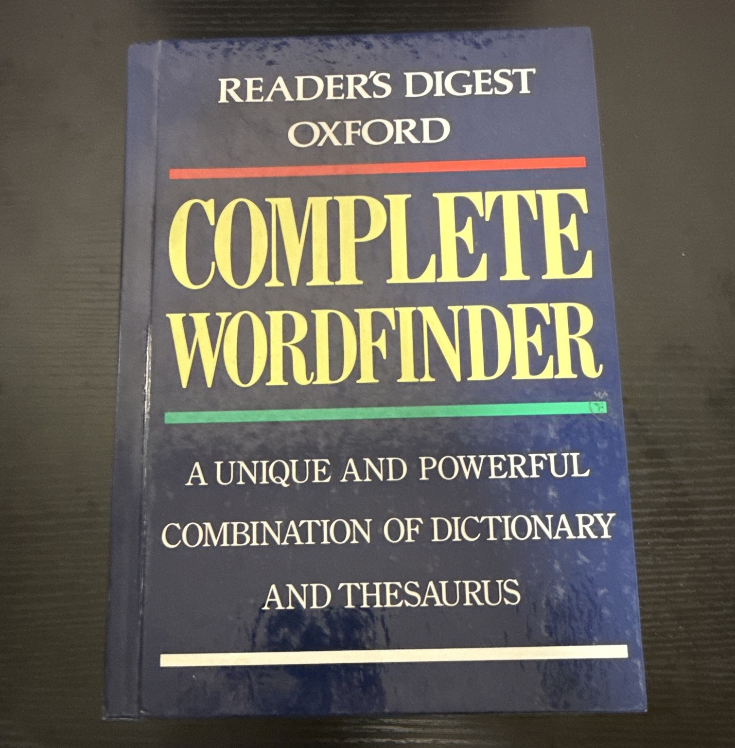 Reader’s Digest Oxford Complete Wordfinder Dictionary & Thesaurus Hardcover