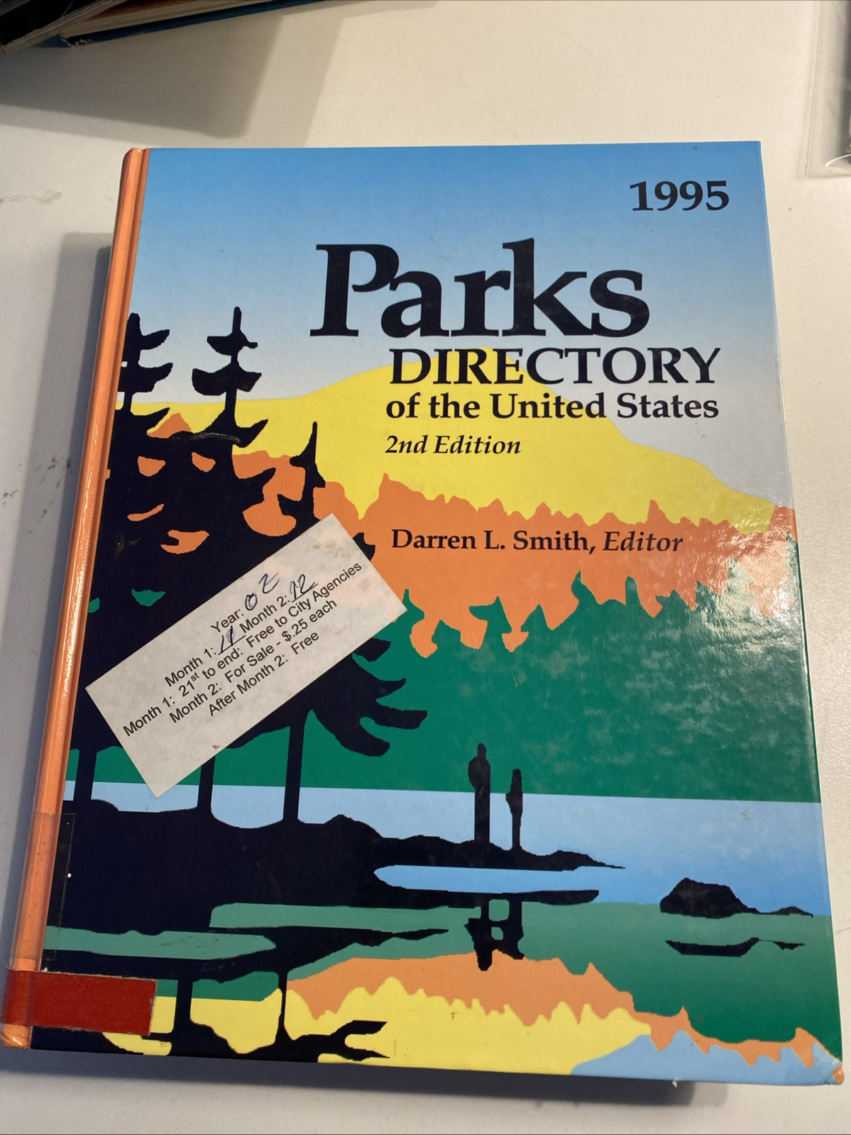 Parks Directory of the United States Hardcover Book 1996 2nd Edition XLib