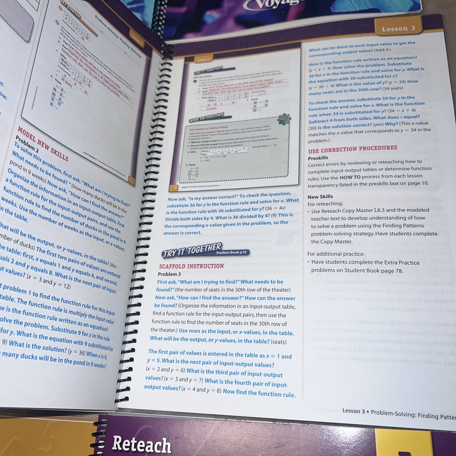 Voyager Expanded Learning VMath Level I 2nd Ed. Teacher’s Resource Kit very good