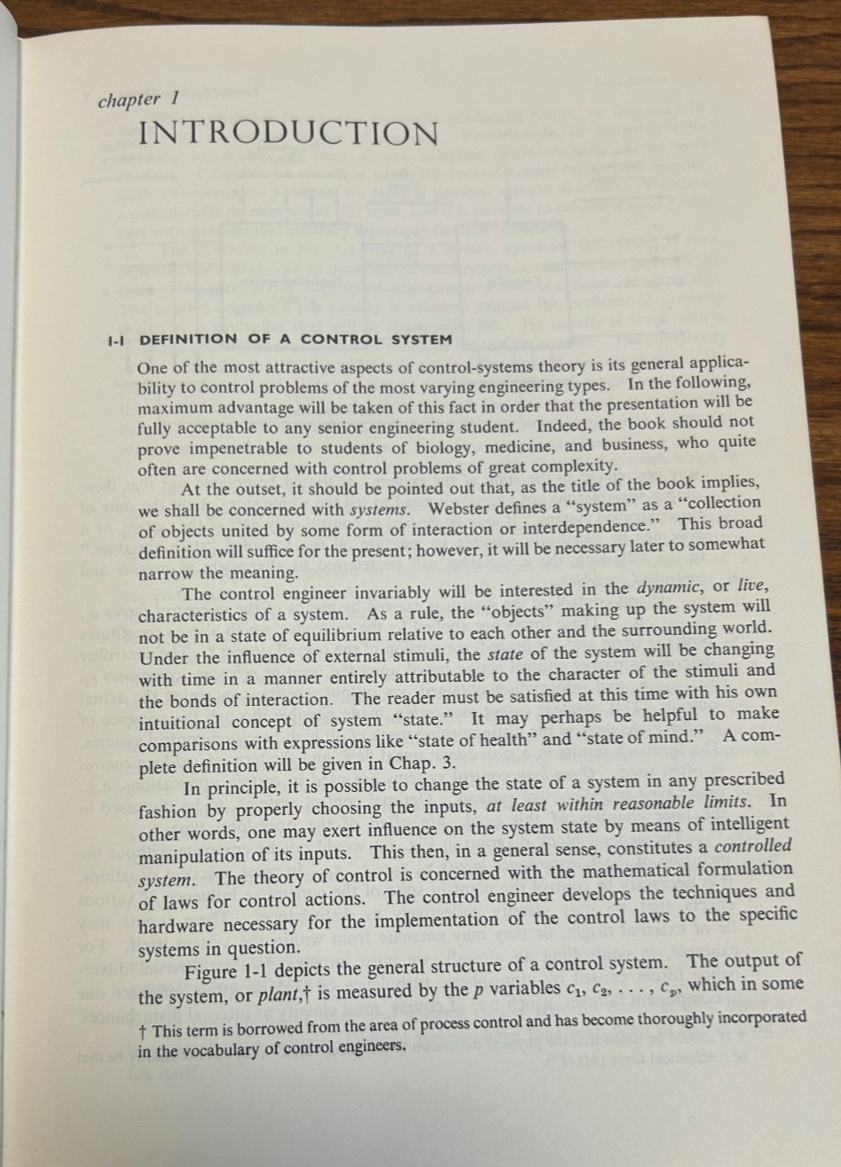 Control System Theory (Electrical & Electronic Engineering) by Olle I. Elgerd HC