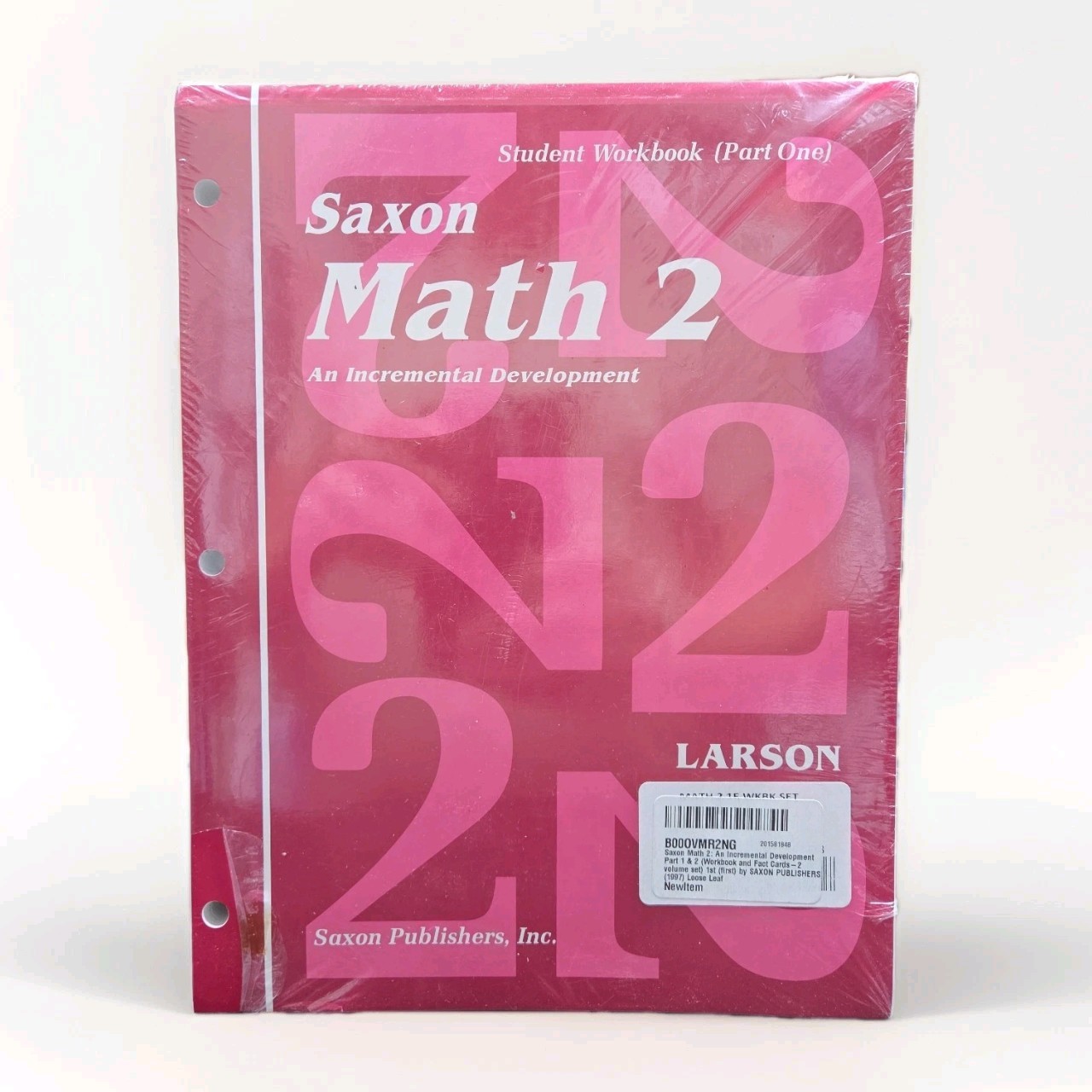 SAXON MATH 2 HOMESCHOOL STUDENT WORKBOOKS + FACT CARDS (Part 1 & 2)
