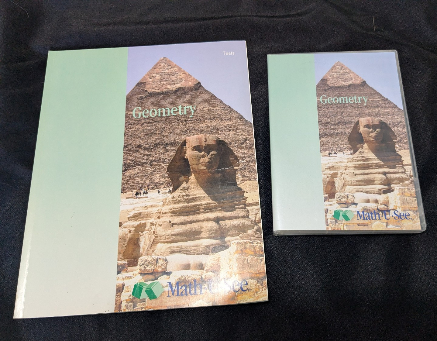 Math U See Geometry Test Book + DVD Set