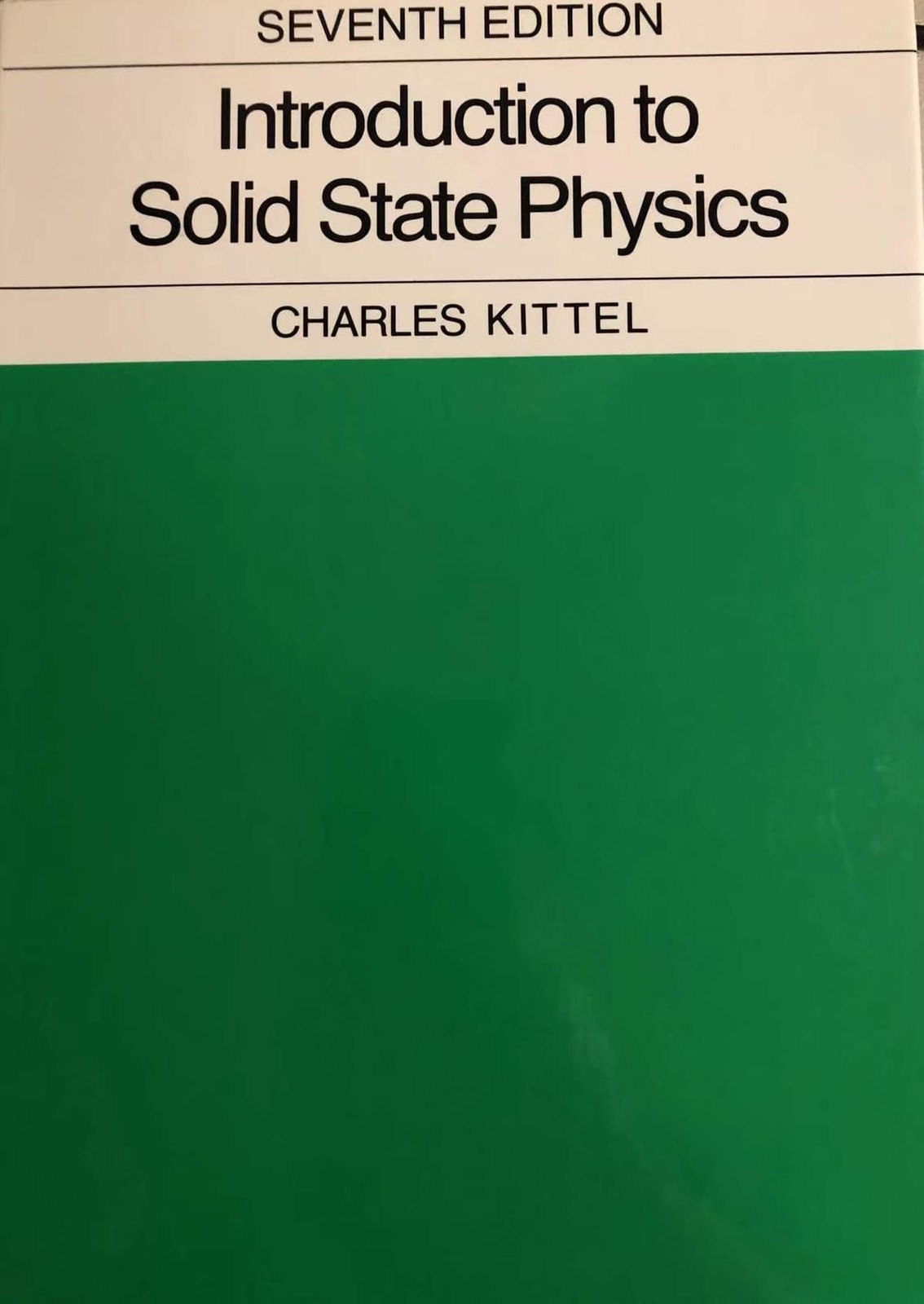 Introduction to Solid State Physics