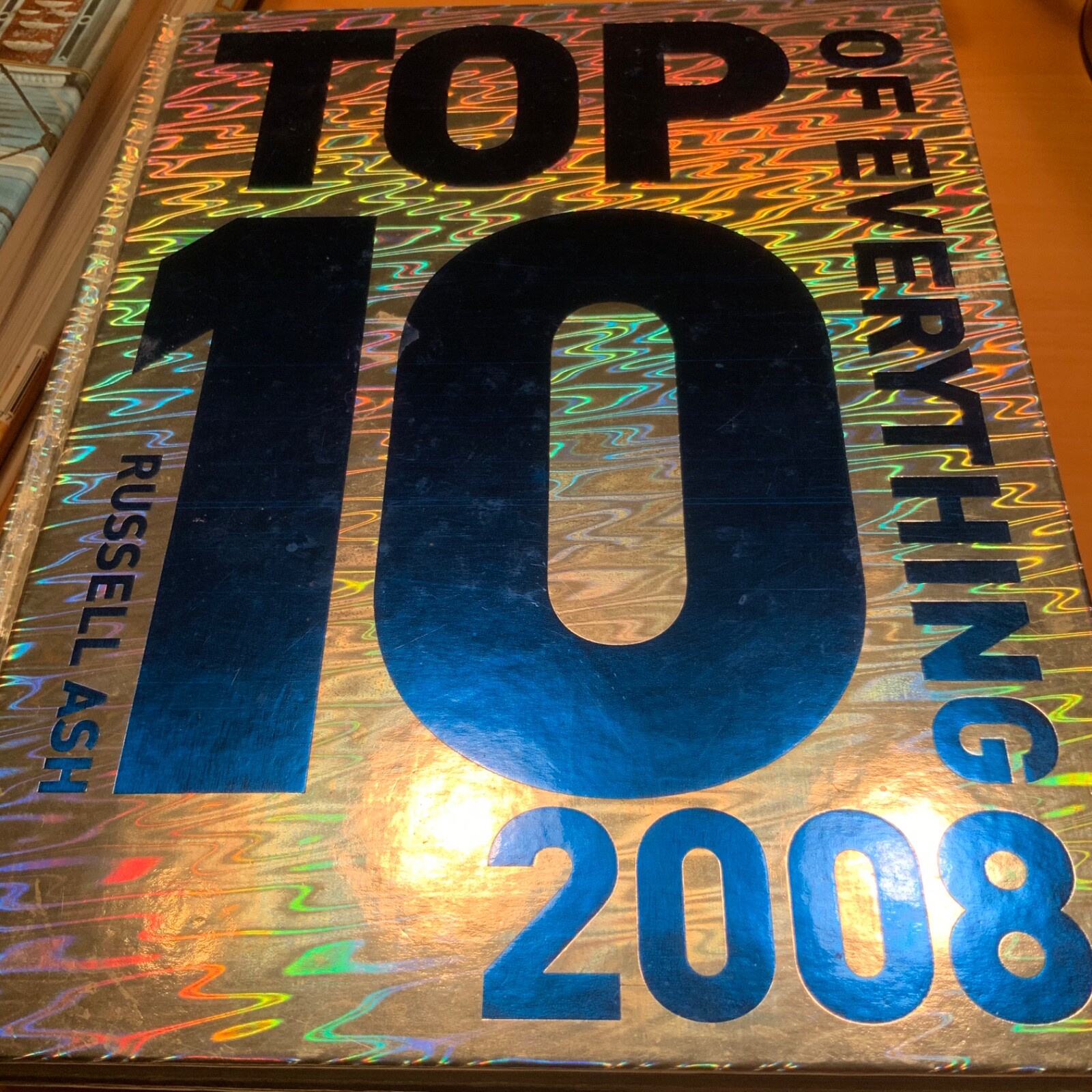 TOP 10 OF EVERYTHING 2008-BY RUSSELL ASH-256 PAGES-HARD COVER-HARD TO FIND