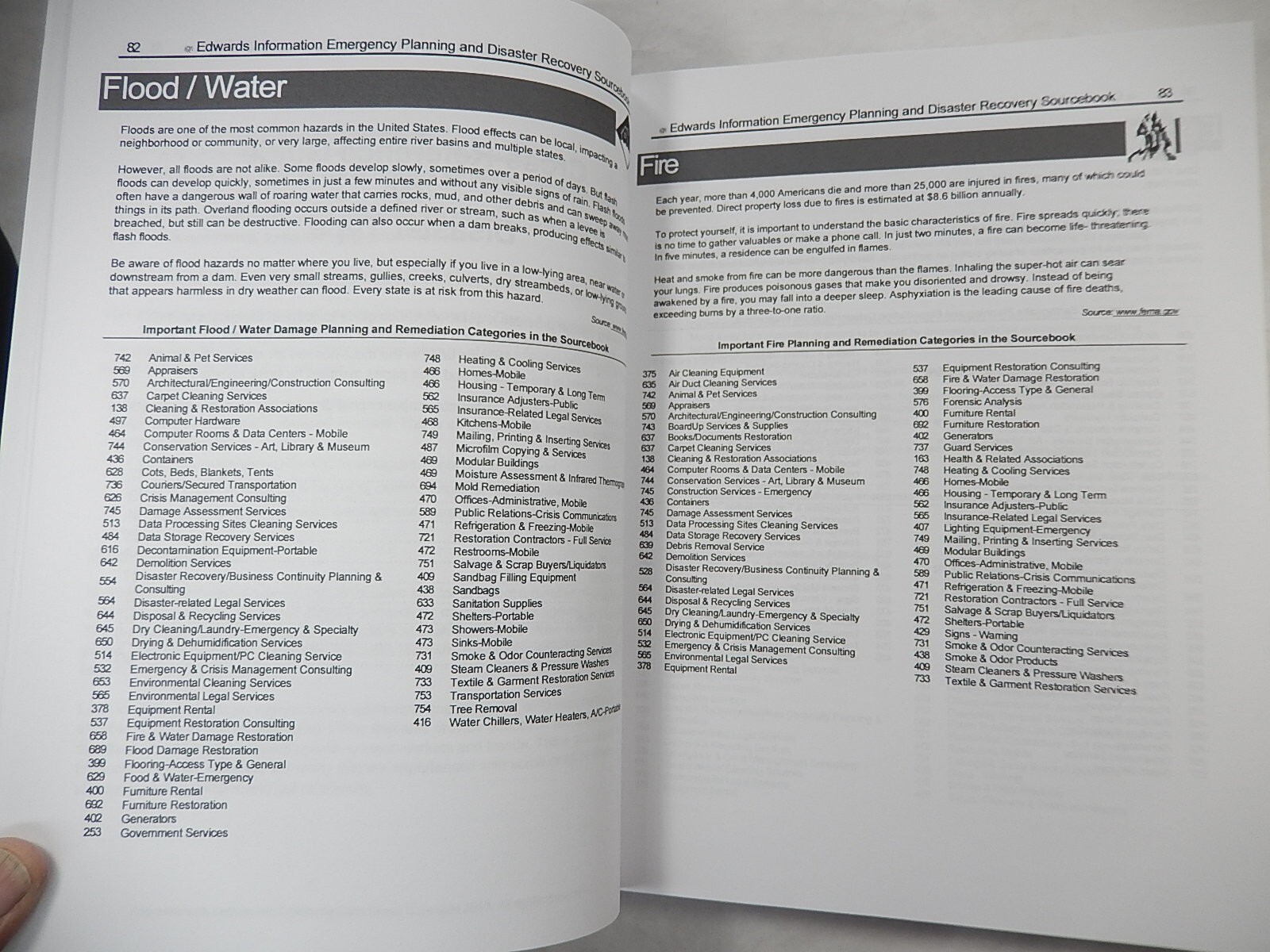Emergency Planning and Disaster Recovery Sourcebook, 2013, 20th Edition, Edwards