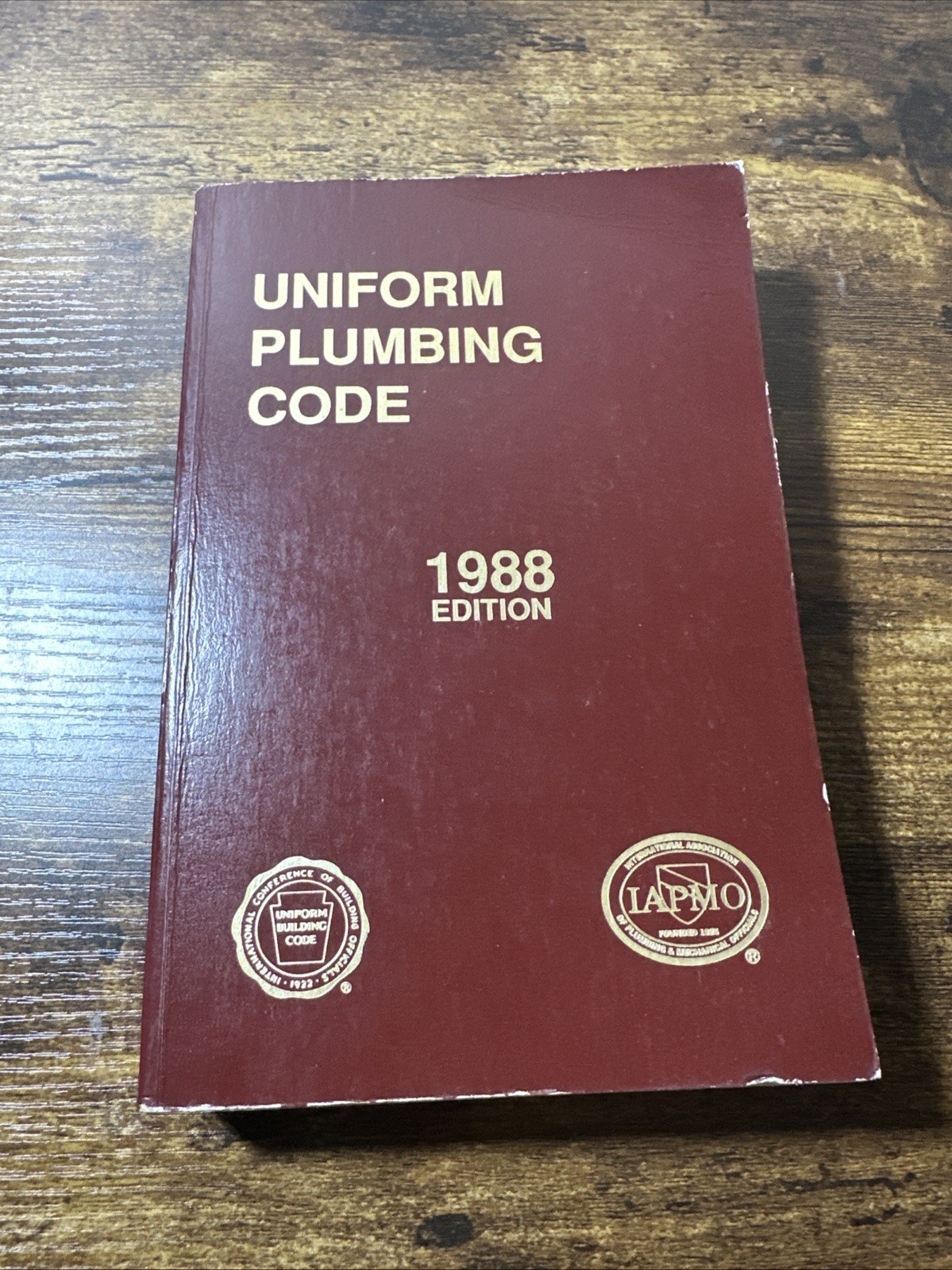 Uniform Plumbing Code 1988 – International Conference of Building Officials