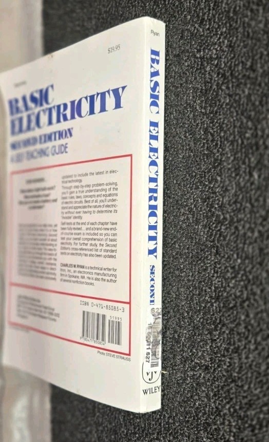 BASIC ELECTRICITY 2nd EDITION A Self Teaching Guide By Charles W. Ryan
