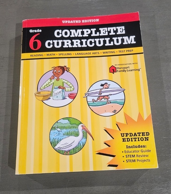 Complete 6th Grade Curriculum Work Book