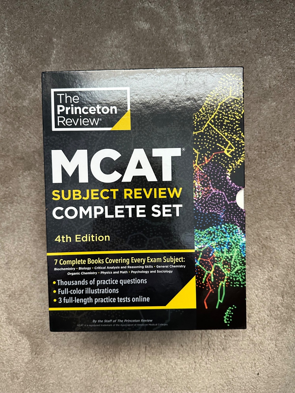 Brand New Princeton Review MCAT Subject Review Complete Box Set, 4th Edition