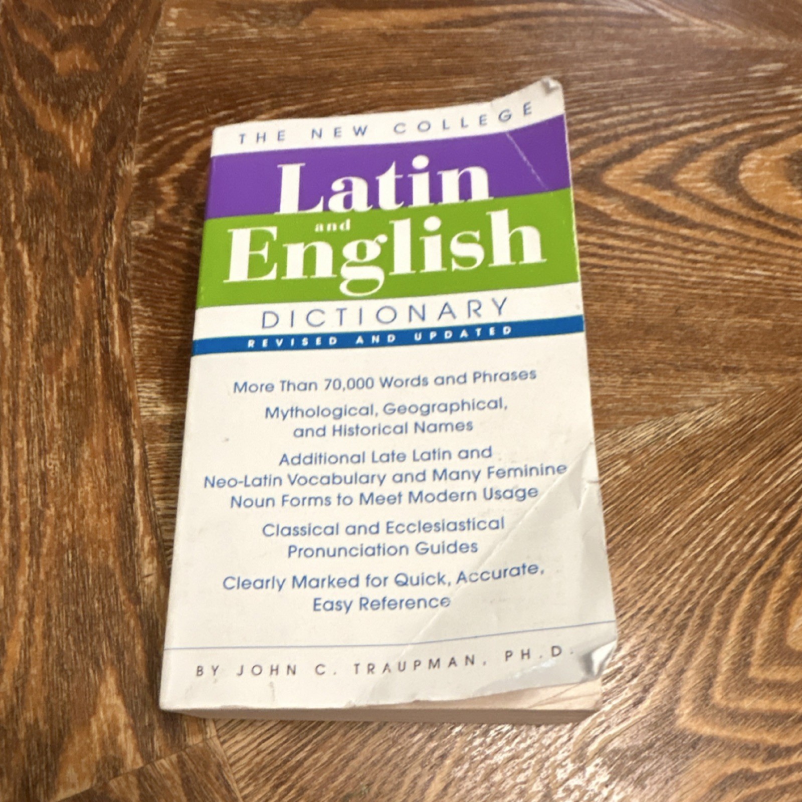 The New College Latin and English Dictionary by John C. Traupman, Paperback