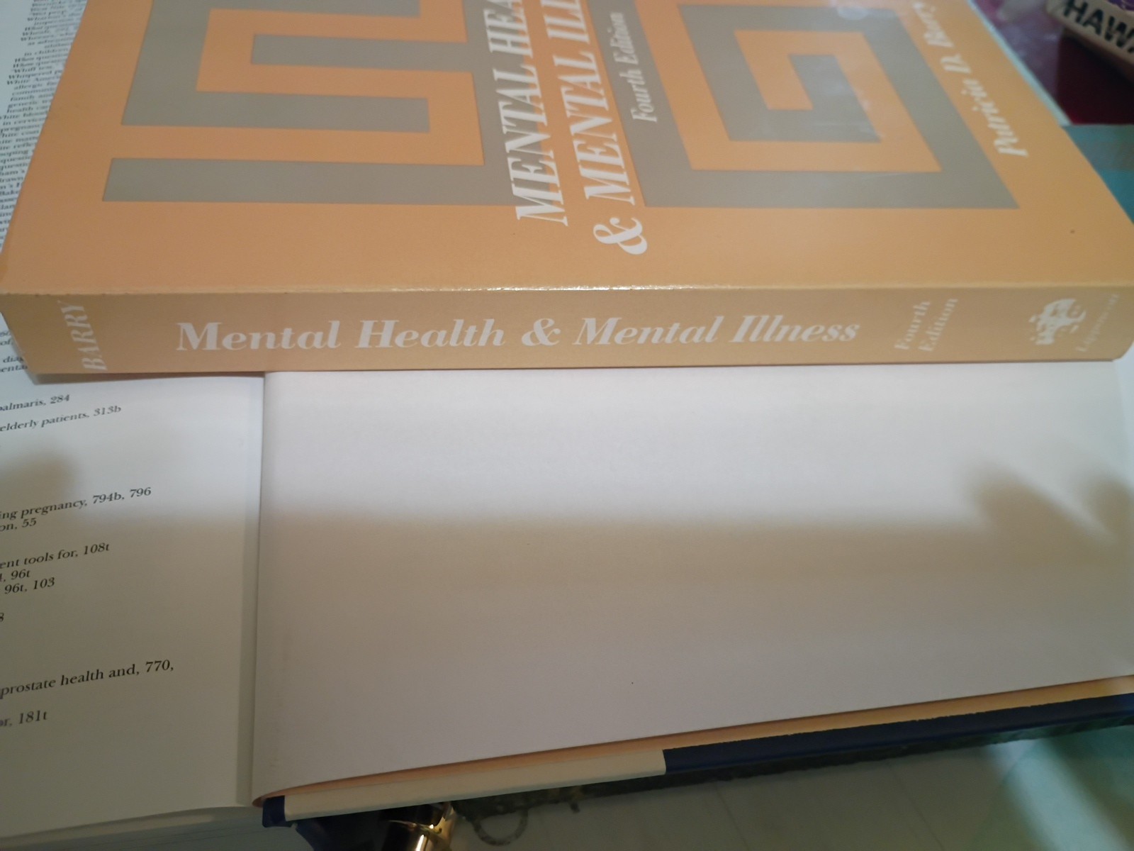Mental Health and Mental Illness by Patricia D. Barry (1993, Book, Other)