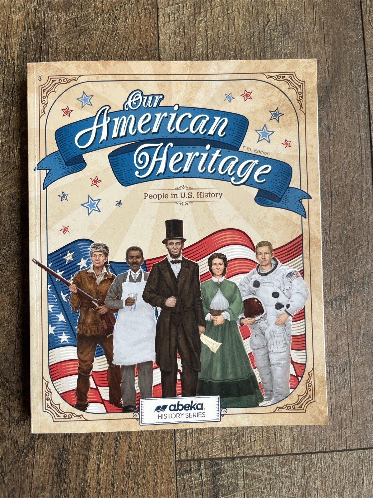 Abeka Our American Heritage Student Text. Like New! Blank! 3rd Grade. 5th Ed.
