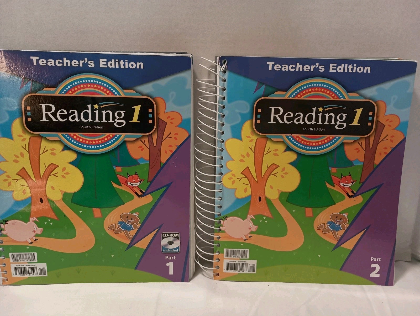 BJU Press Reading 1 Student Readers And Teachers Edition Parts 1 & 2 Set