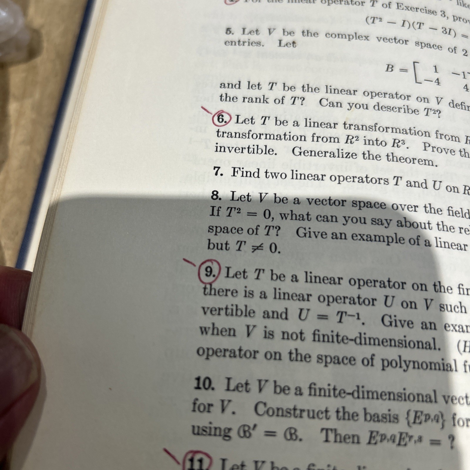 Linear Algebra Kenneth M Hoffman and Ray Kunze HB 1961 many small annotations