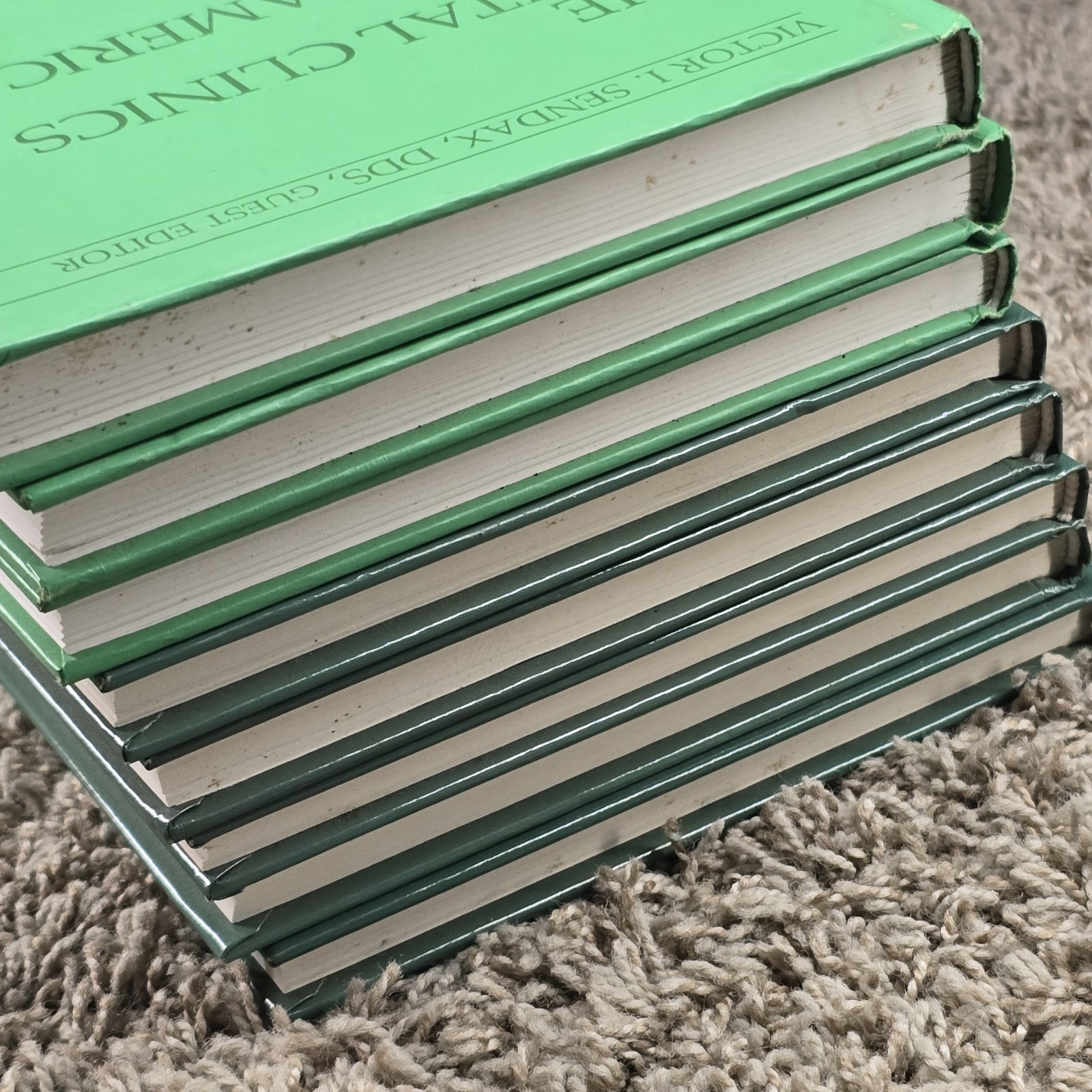 Dental Clinics of North America Books ~ Lot of 9 Mixed Years Vintage