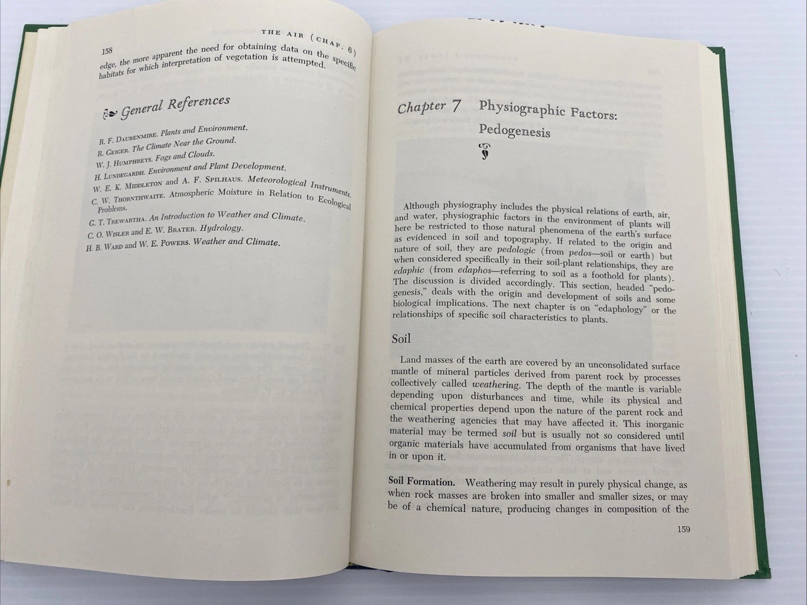 Vintage 1958 The Study Of Plant Communities & Intro To Plant Ecology Hardcover