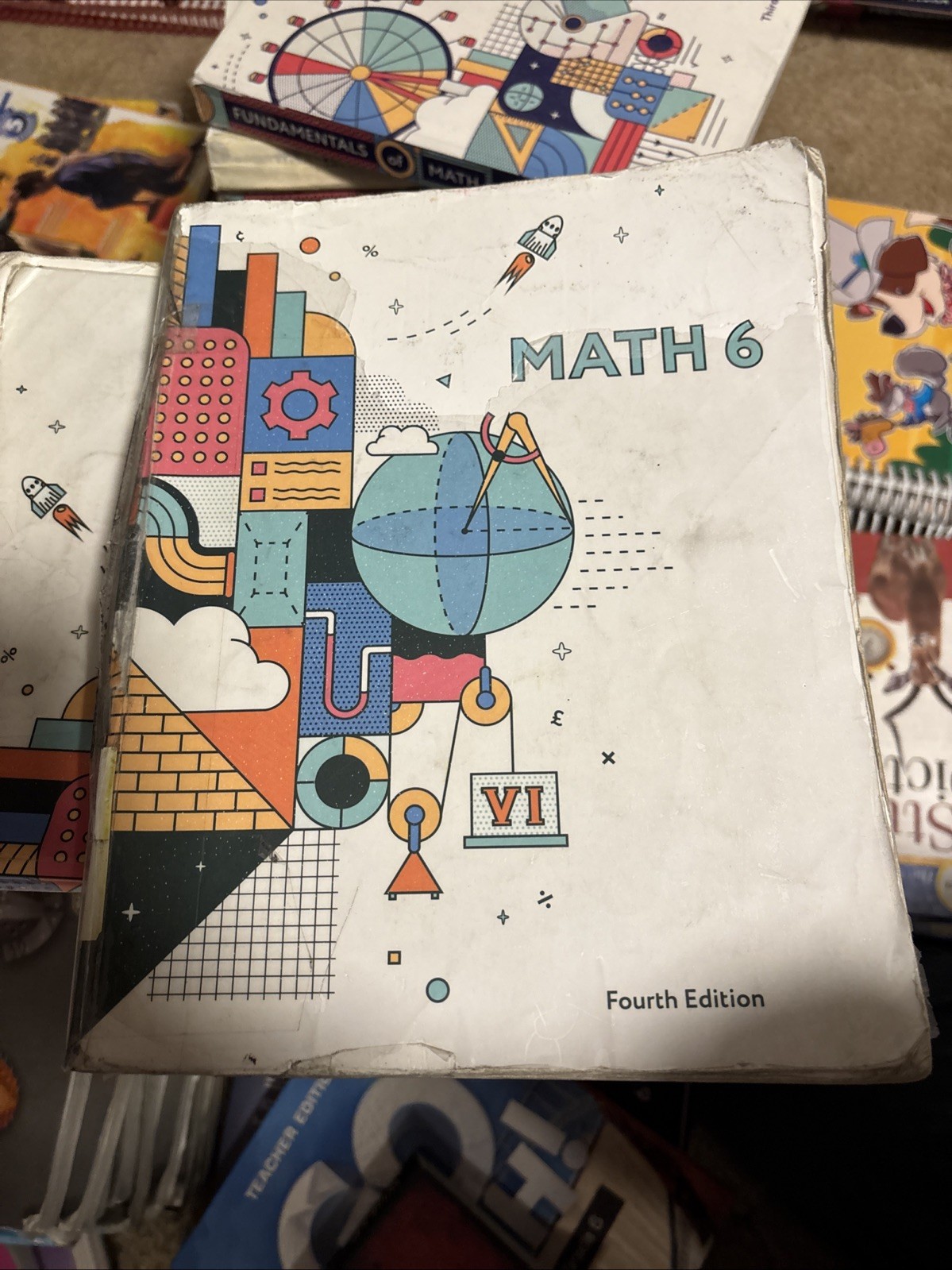 BJU Press – Math 6 Worktext (4th Ed) 525444