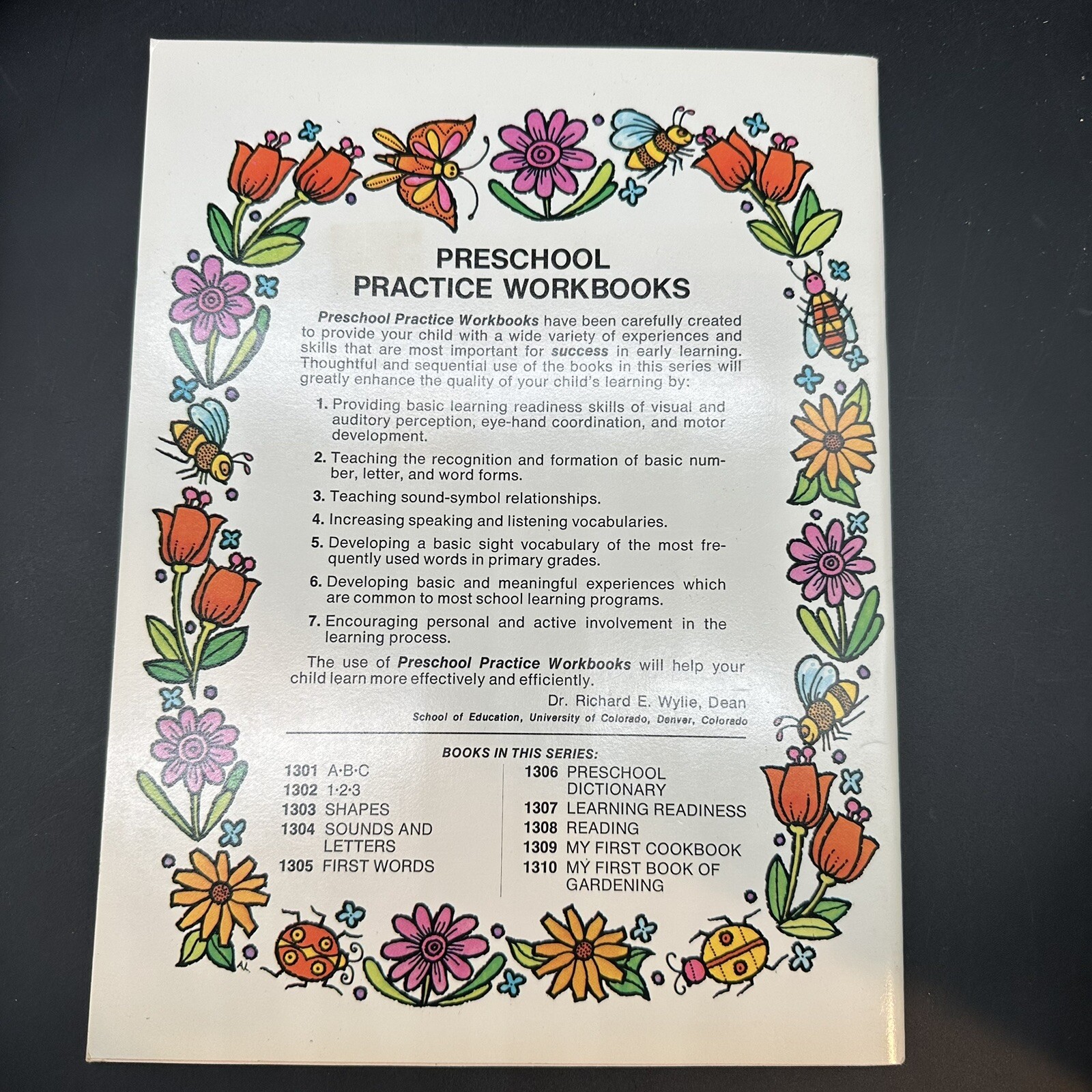 The Preschool Practice Workbooks Vintage Dr. Richard E. Wylie (123&ABC)