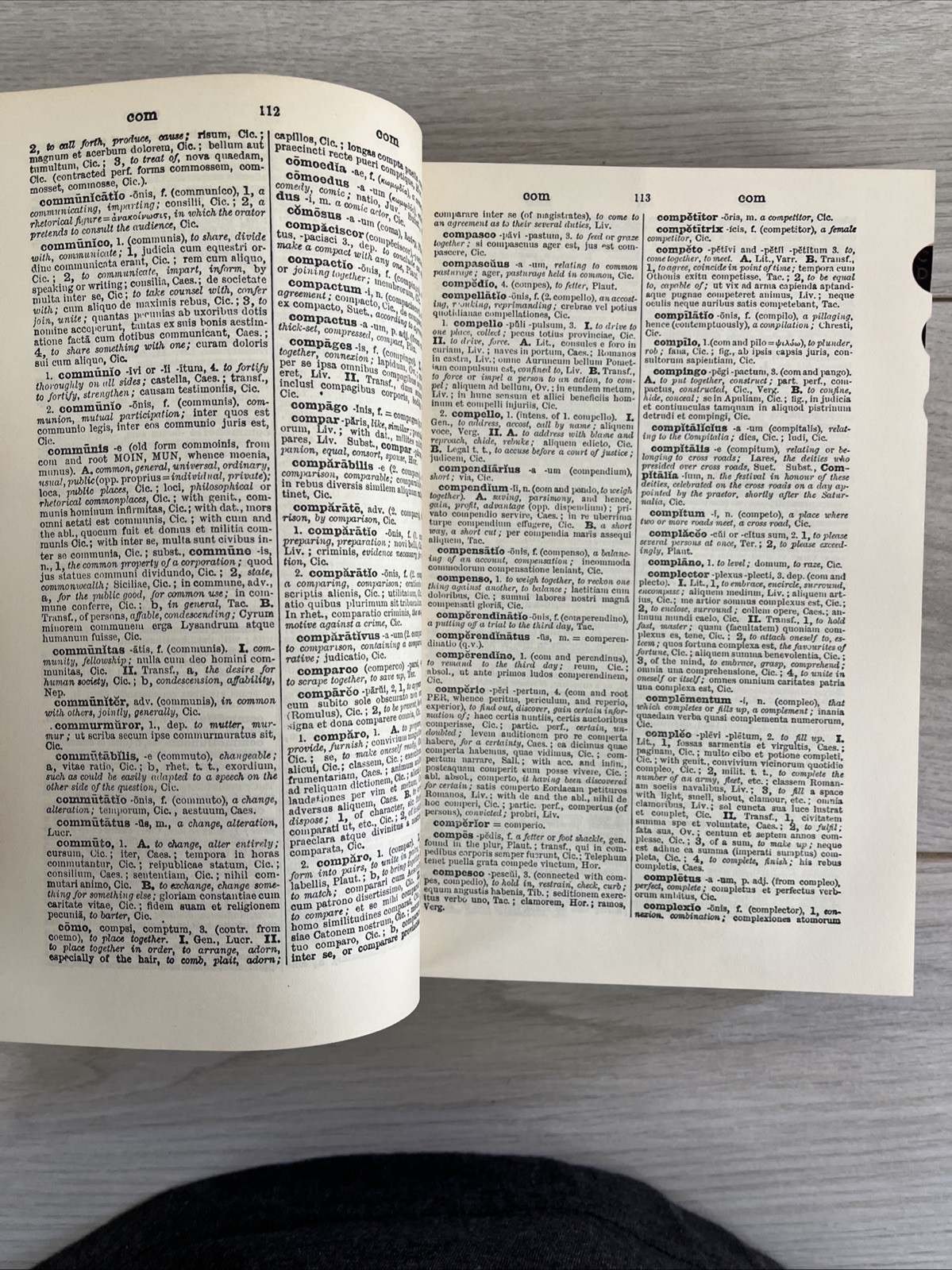 Vintage Cassell’s Latin-English and English-Latin Dictionary Funk & Wagnalls K1