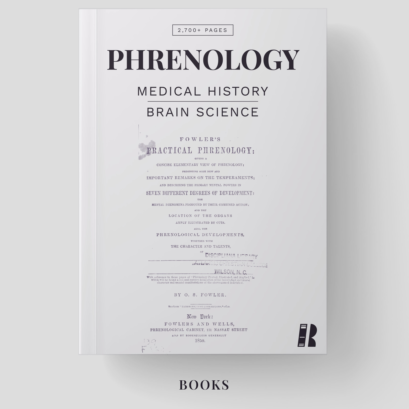 Phrenology Character Reading Collection 1833-1920 – 8 Texts